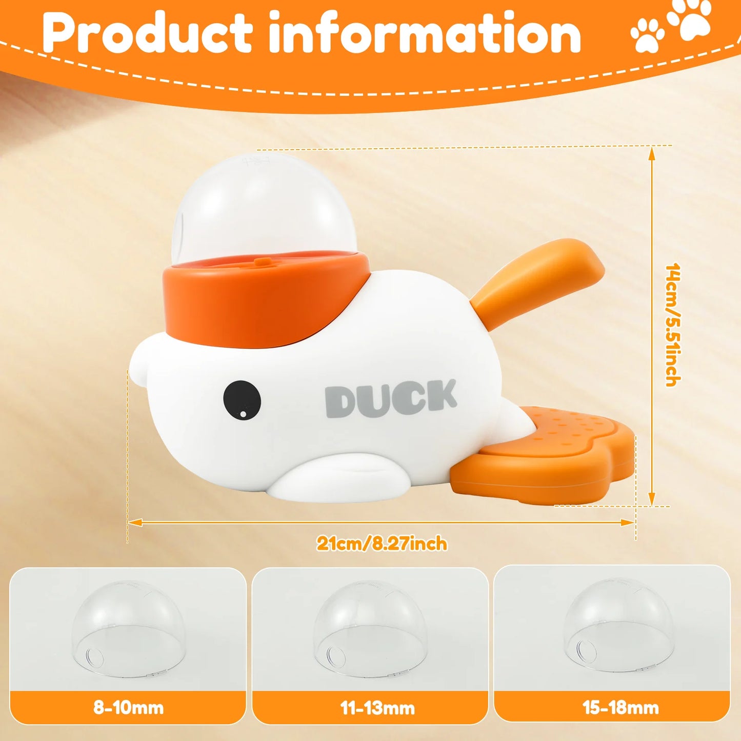The Happy-Waddles Interactive Slow Feeder (Duck Edition!)