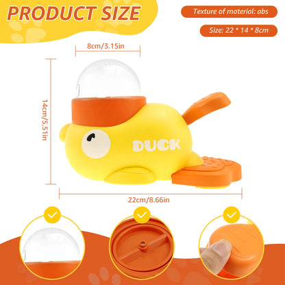 The Happy-Waddles Interactive Slow Feeder (Duck Edition!)